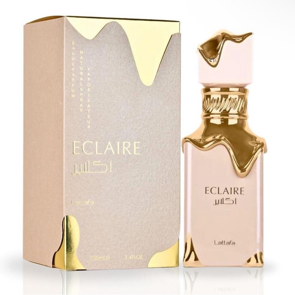 Lattafa Eclaire Perfume - Gold and Cream